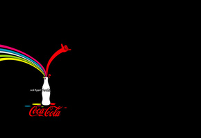 Coca cola, реклама, бутылка