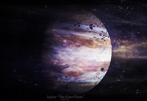 звезды, Jupiter, астероиды, юпитер, the giant planet