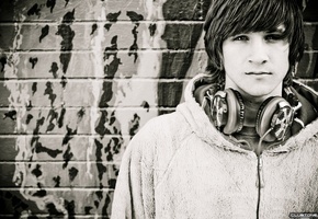 наушники, Пацан, музыка