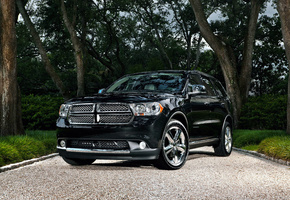 черный, Dodge durango, автомобиль