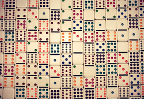 игра, стиль, цвет, домино, Фон