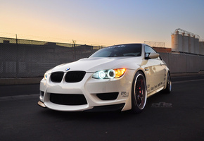 e92, m3, Bmw, white, eas