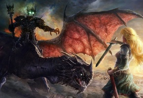 властелин колец, nazgul, the lord of the rings, david demaret, eowyn, Арт