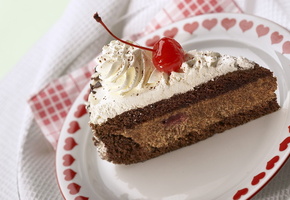 сладкое, кусок, Еда, пирожное, тортик, кусочек торта