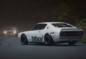 skyline, fatlace, gt-r, тюнинг, ниссан, Nissan