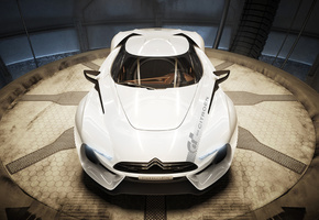 cars, gt, concept, Машины, свет, концепт-кар, citroen