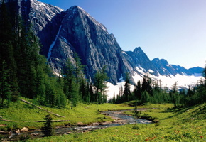 лето, горы, Природа