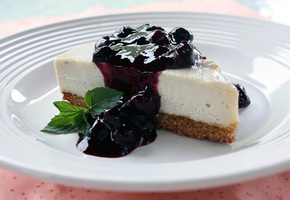 Чизкейк, творог, джем, десерт.вишневый