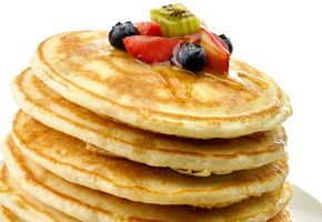 ягоды, Еда, десерт, фрукты, сладкое, киви, блинчики, мёд