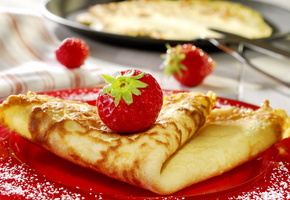 вкусно, еда, клубника, Вкусняшка, ягода, ням-ням, блины