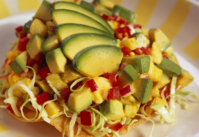 Еда, авокадо, капуста, фрукты, перец, вкусно, овощи