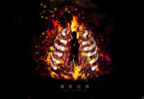 меч, саске, naruto, Сусано