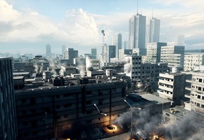 Armored core, огонь, небо