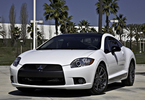 Mitsubishi, se, белый, мицубиси, эклипс, eclipse, white