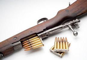 винтовка, Оружие, маузер, патроны, затвор