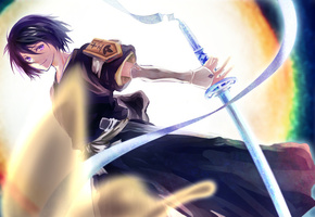 катана, блич, аниме, Bleach, рукия