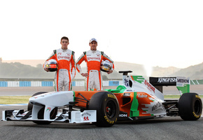 болид, force india, p. di resta, andrian sutil, Формула 1, formula 1