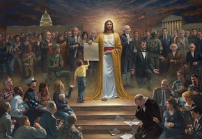 президенты, картина, One nation under god, сша, нация