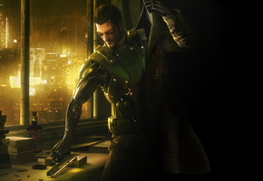 Deus ex human revolution, adam jensen, square enix, деус экс, адам дженсен