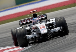 трасса, болид, jenson button, F1, formula-1, дженсон баттон, bar-honda