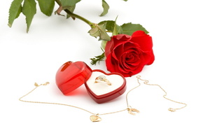 кольцо, Роза, коробочка