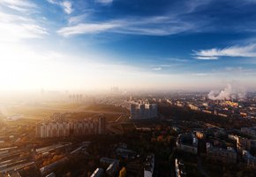 город, обзор, панорама, moscow, россия, Москва, дома