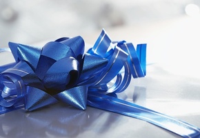 , настроения, синий, Праздники, бантик, подарок