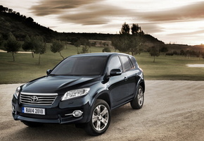 2010, rav4, Toyota, тойота рав4, природа, авто, машина