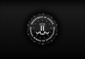 черный, фбр, Fbi, логотип