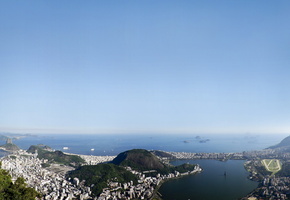 город, бразилия, рио, Rio de janeiro, небо