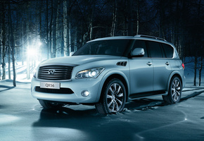 инфинити, внедорожник, зима, люксовый, джип, Infiniti, qx56