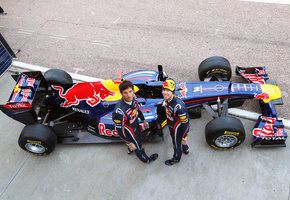 себастьян феттель, болид, марк уэббер, red bull, Ред булл