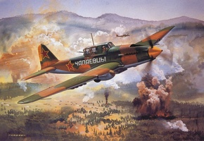 Ил-2, ссср, roy cross, штурмовик
