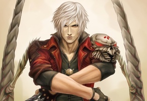 fanart, game wallpapers, dmc 4, Devil may cry 4, фанарт, dante, zetsuai89, данте