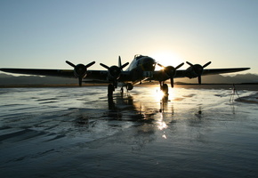 небо, свет, Самолёт