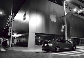 хонда, сивик, улица, Honda, тюнинг, apple store, civic, чб, tokyo