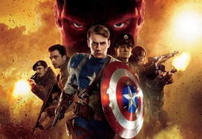 щит, первый мститель, фильм, Капитан америка, звезда