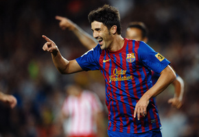 атлетико мадрид, гол, Давид вилья, фк барселона