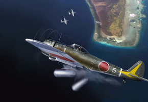 война, баки, японец, Ki43