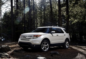 explorer, серый, Ford, внедорожник, ford explorer