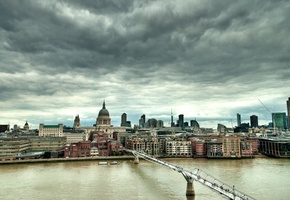 лондон, england, uk, millennium bridge, London