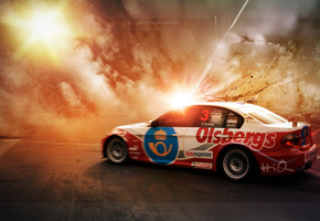 Гоночная, машина, , скорость