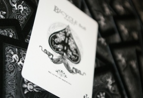 Карта, туз, черно-белая