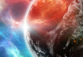 Планеты, атмосфера, корабль, космос, космический