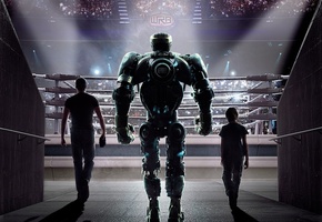 кино, актёры, робот, фильм, real steel, Живая сталь