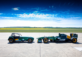 формула 1, Болид, пейзаж, спорт, авто, небо, лотус, lotus