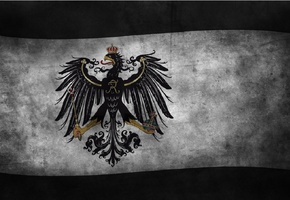 флаг, пруссия, орёл, флаги, deutschland, Preussen, германия, volke
