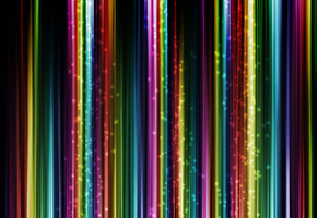 Полосы, разноцветные, свечение