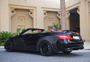 3000x1996, tuning, Mercedes brabus 800 e v12 cabriolet, дом, машина, car, house