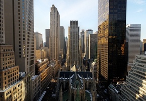 nyc, new york city, Midtown manhattan, нью-йорк, morning, утро